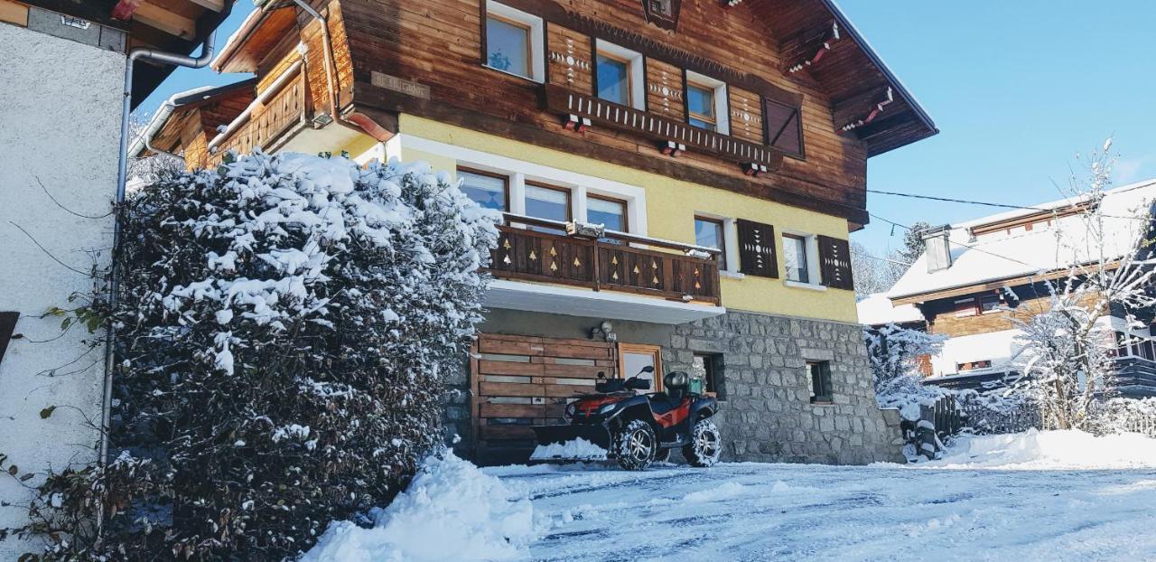 Chambre Independante Avec Salle De Bain Independante Au Rdc D Un Chalet A 25 Kms Chamonix Saint-Gervais-les-Bains Exterior foto